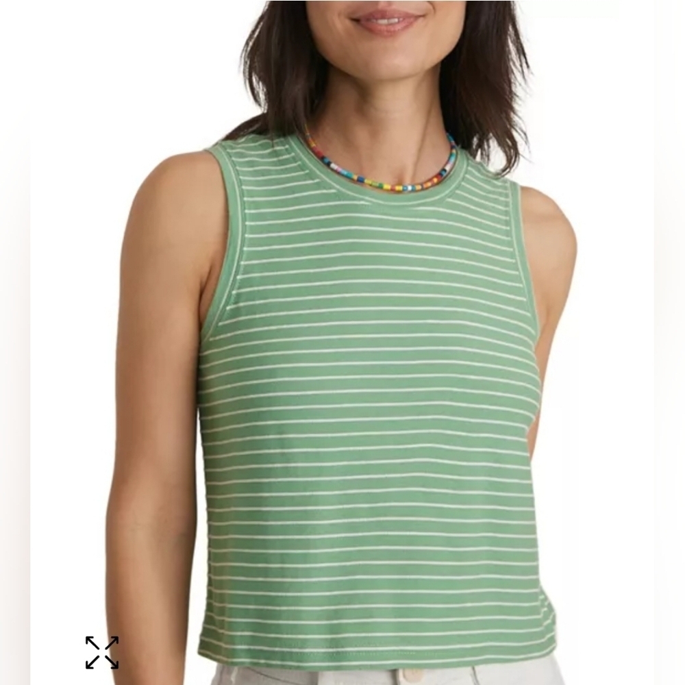 Marine Layer Lydia Textured Stripe Tank